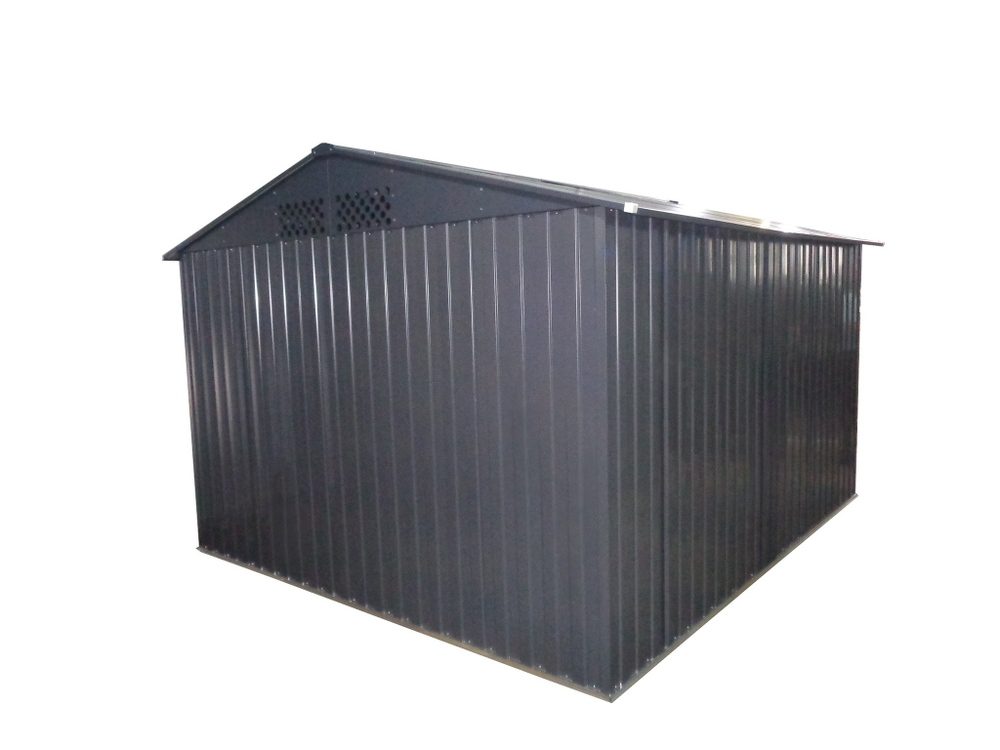 Металлический сарай GreenStorage Арчер D серый