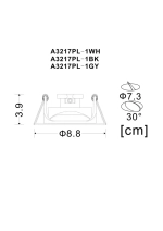 Точечный встраиваемый светильник Arte Lamp ACCENTO A3217PL-1WH, 1хGU10
