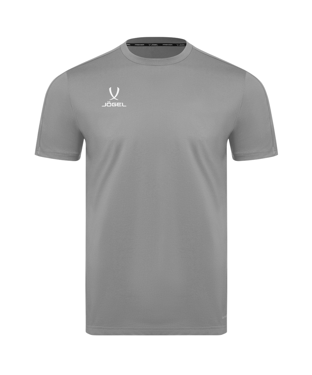 Футболка тренировочная JÖGEL PREMIER PerFormDRY TRN CVC Tee, серый