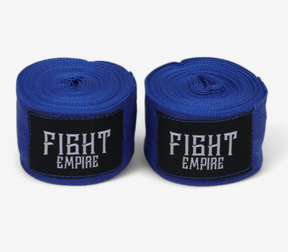 Бинты боксёрские FIGHT EMPIRE, 5 м, эластичные, синие