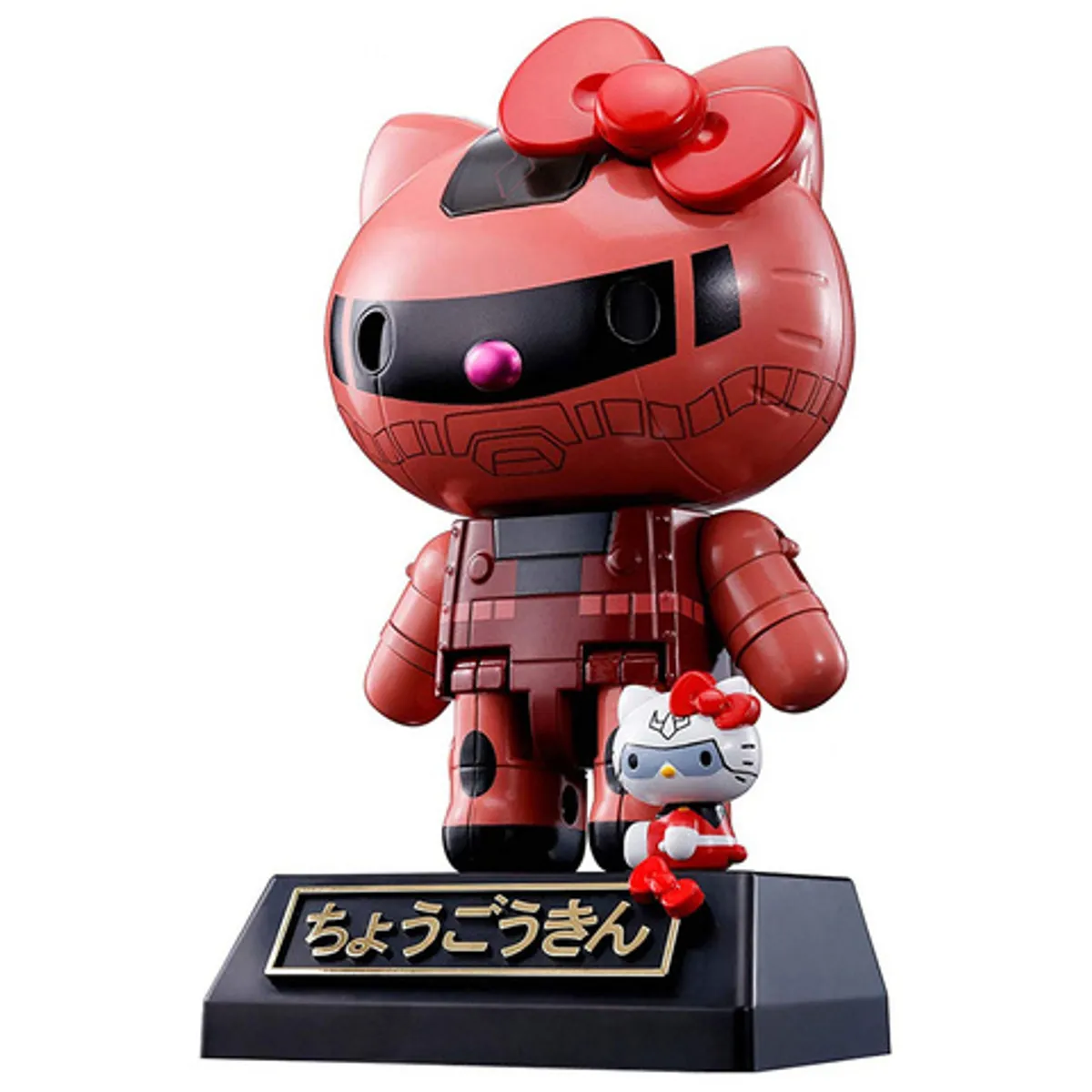 Фигурка Gundam x Hello Kitty BANDAI CHOGOKIN Char`s Zaku (Потертая упаковка)