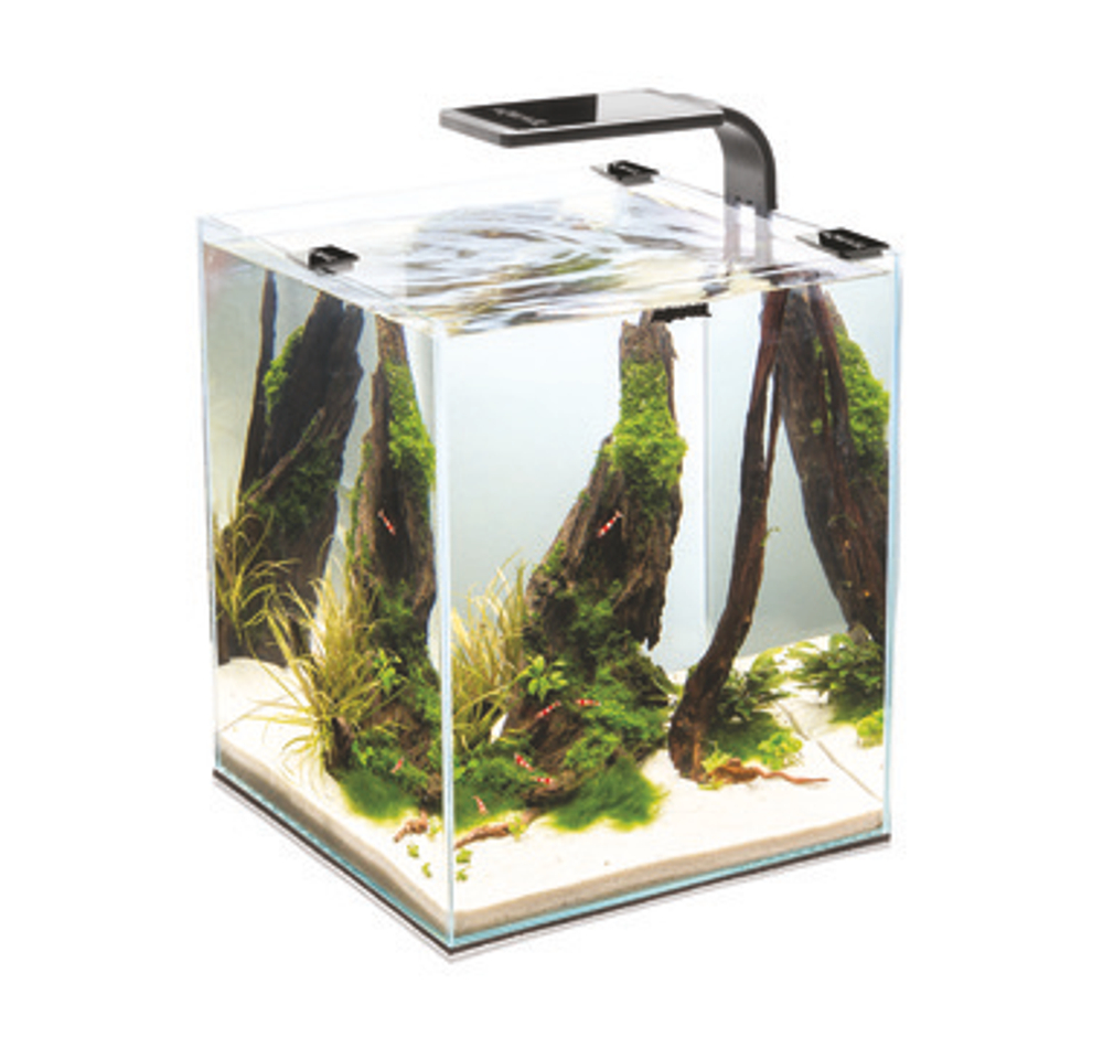 Aквариум Aquael Shrimp Set Smart LED Plant ll 10л черный