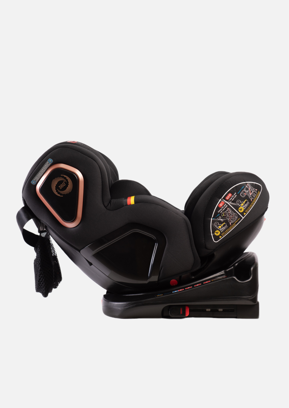 Peppy Автокресло Urban Isofix Gold black черный/золотой 0-36