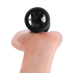 Черная вибрирующая втулка b-Vibe Vibrating Jewel Plug XXL BV-044-BLK