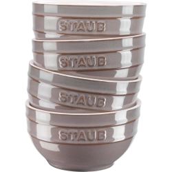STAUB Набор из 4 сервировочных чаш 14 см античный графит EAN 3272340049859