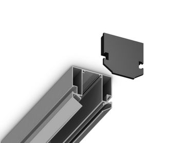 Заглушка для корпуса в натяжной потолок (2шт) GL1064 BK чёрный Magnetic 220V Ambrella