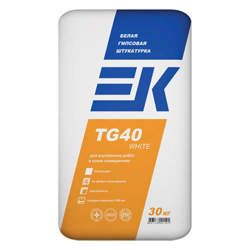 Штукатурка ЕК TG 40 white 30кг