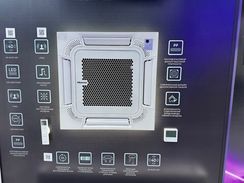 Инверторная сплит-система кассетного типа серии HEAVY EU DC INVERTER Wi-Fi AUC-36UR4RKC8/PE-QFA/CD/AUW-36U4RK7 (комплект)
