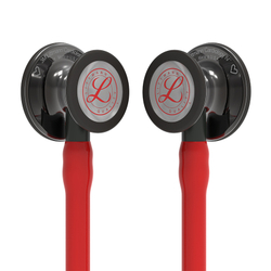 Стетоскоп Littmann Cardiology IV, красный, черная акустическая головка, черный ствол (6182)