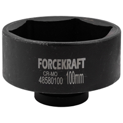 Головка ударная 1'', 100мм (6гр.) FORCEKRAFT FK-48580100