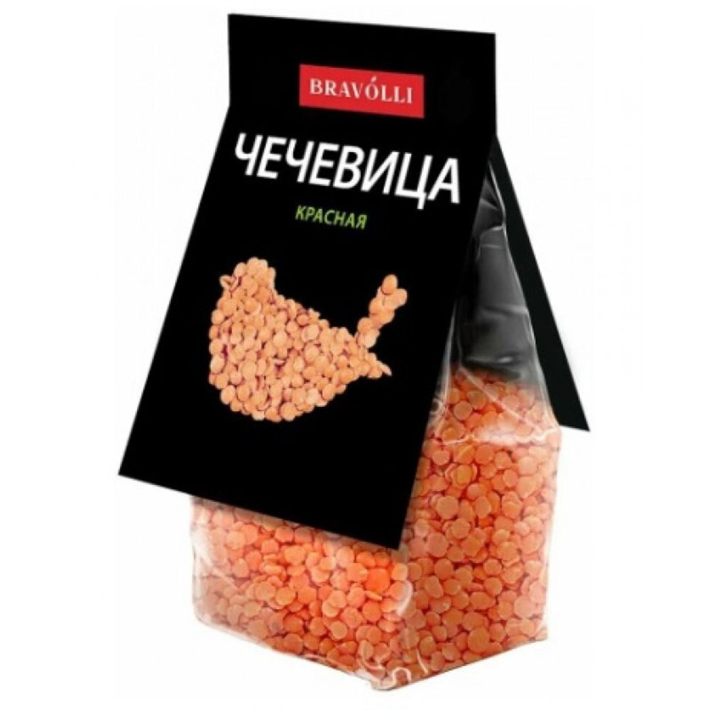 Чечевица Красная Ярмарка Bravolli 350 г