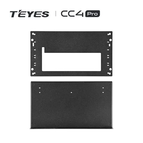 Металлические крепления для переноса корпуса магнитолы Teyes CC4 PRO в горизонтальное положение (1 DIN)