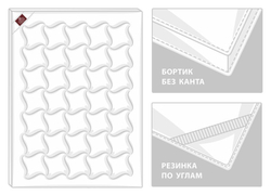 Наматрасник-топпер 90х200 German Grass Коттони (Topper Cotton)