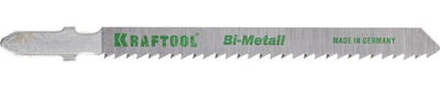 KRAFTOOL T101BF, EU-хвост., по дереву Bi-Met, шаг 2.5 мм, 75 мм, 2 шт, полотна для лобзика (159507-2.5)