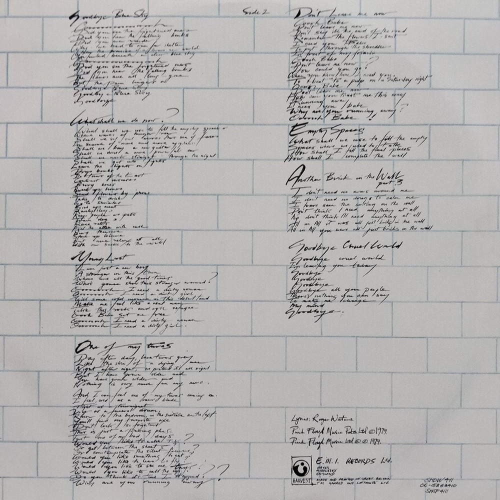 Pink Floyd / The Wall (2LP)