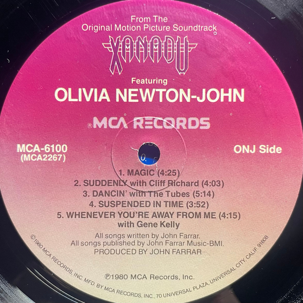 Electric Light Orchestra / Olivia Newton-John ‎– Xanadu (США 1980г.)
