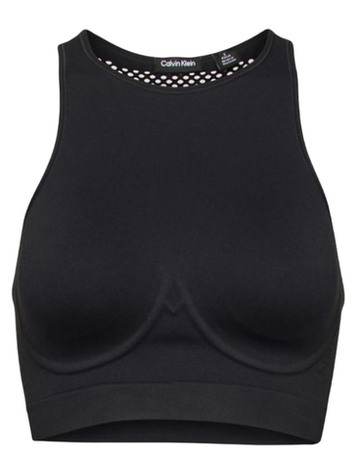 ТОП теннисный Calvin Klein Medium Support Sports Bra - черный
