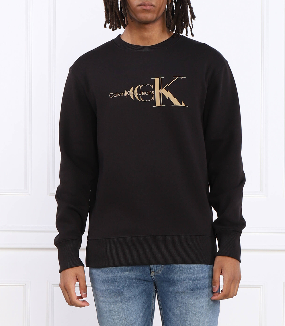 Худи GLITCHED MONOLOGO CALVIN KLEIN JEANS - черный(J30J322531)