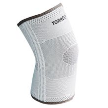 Суппорт колена TORRES, PRL11010M, р.M, с боковыми вставками, нейлон, серый