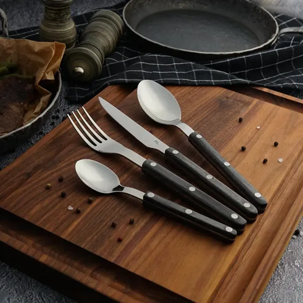 Вилка столовая для стейка 21,3 см "Garwin" Pakka Wood P.L. Proff Cuisine