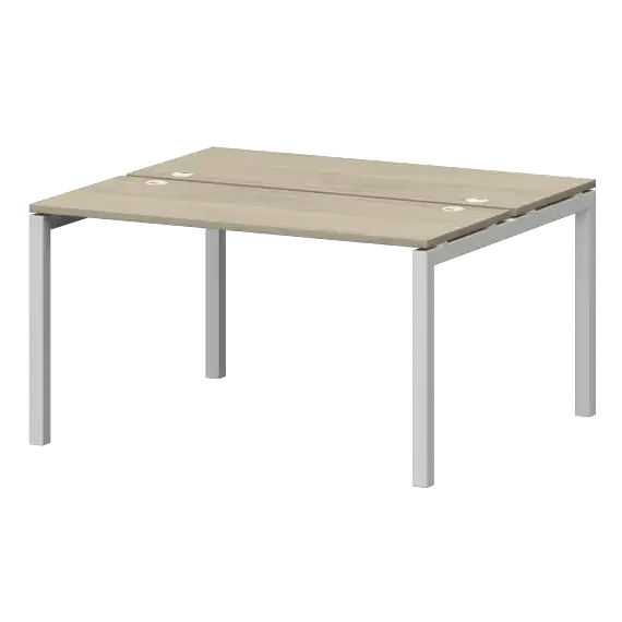 Бенч двойной на металлокаркасе СМС2-П-10К.120.Пр50  1000x1236x750 Смарт