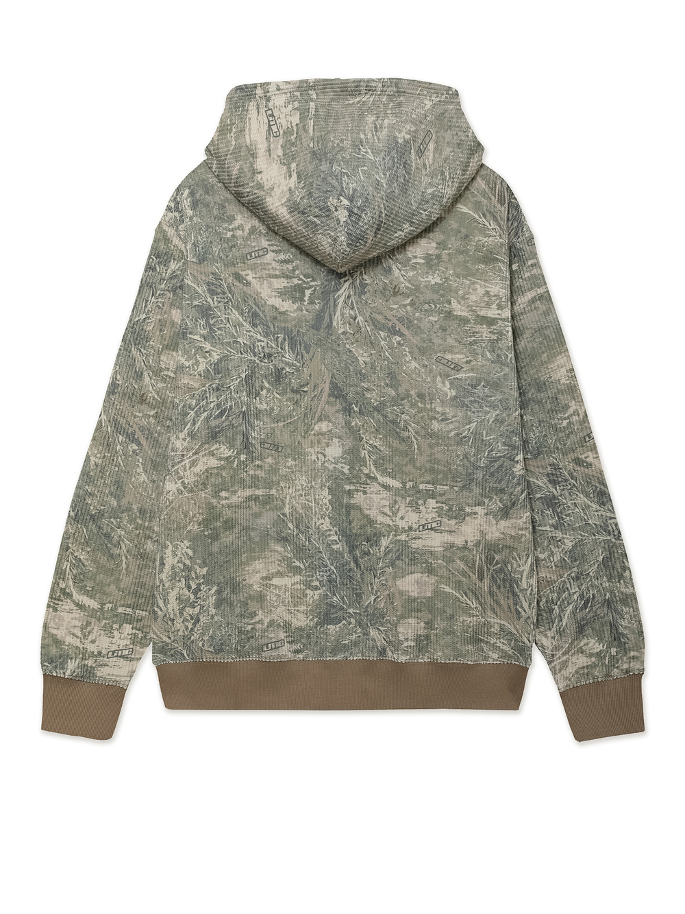 Мужская Толстовка Oval Globe Waffle Zip-up
