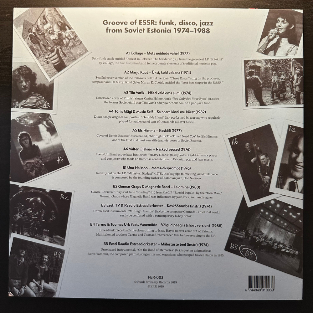 Groove Of ESSR: Funk, Disco, Jazz From Soviet Estonia (Эстония 2019г.)