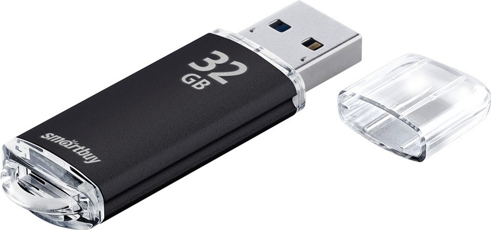 USB флеш накопитель Smartbuy 32GB V-Cut Black (SB32GBVC-K)