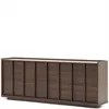 Комод Onix, 200х80х45 см, шпон дуба цвета орех