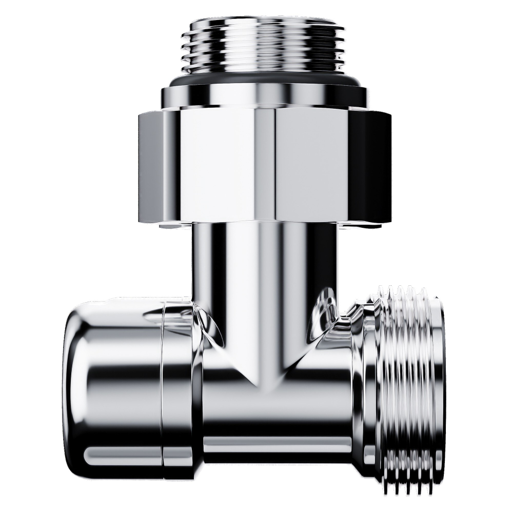 Узел нижнего подключения Royal Thermo Design угловой 1/2quot;х3/4quot; EK (хром)