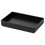 Поднос IKEA SKOGSVIKEN (СКОГСВИКЕН), Черный, 10x15 см