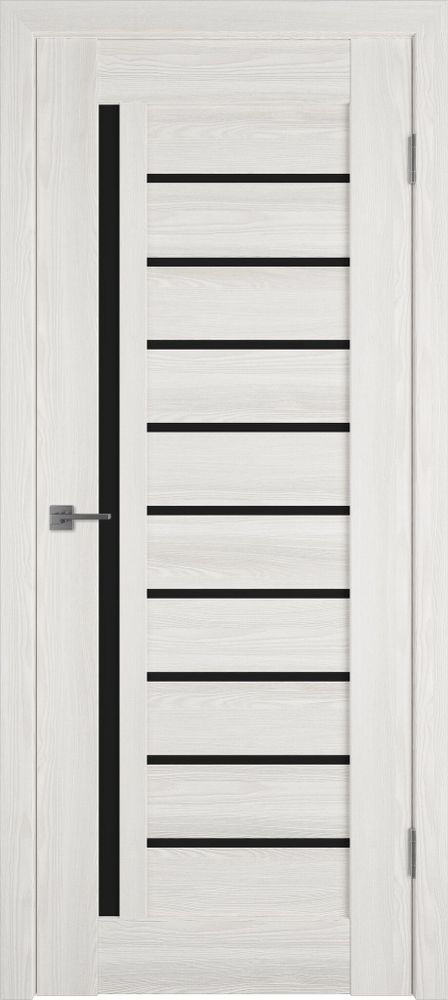 Дверь Line 11 / Bianco P / Black Gloss / Владимирские двери