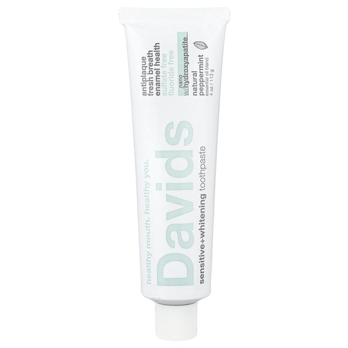 Davids, Hydroxi™, отбеливающая зубная паста для чувствительных зубов, натуральная перечная мята, 113 г