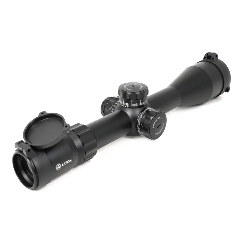 Оптический прицел ARKON Model A 5-30x56 / Аркон Модель А 5 30 56 - общий вид с открытой крышкой окуляра