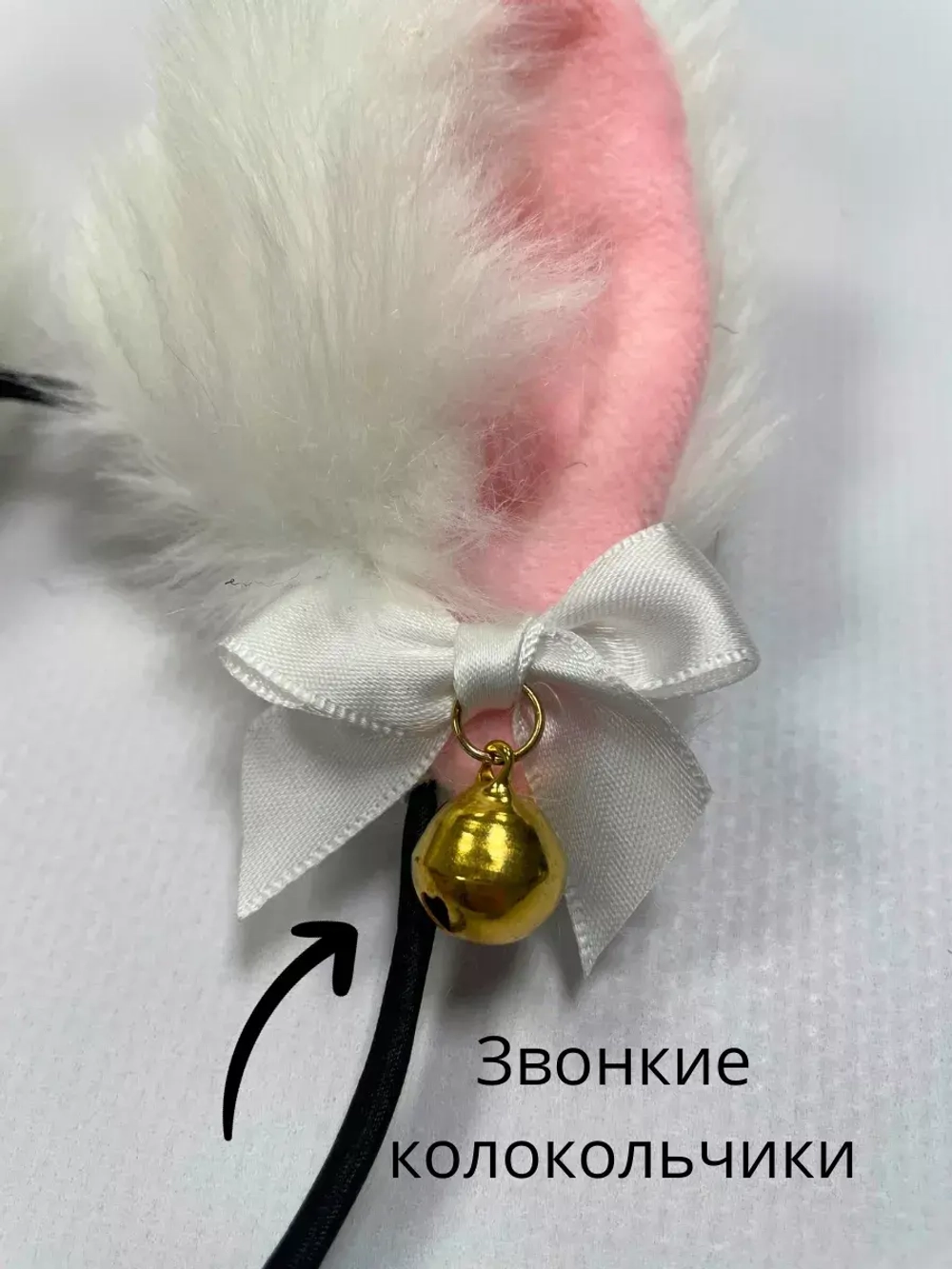 Ободок для волос с ушками y2k