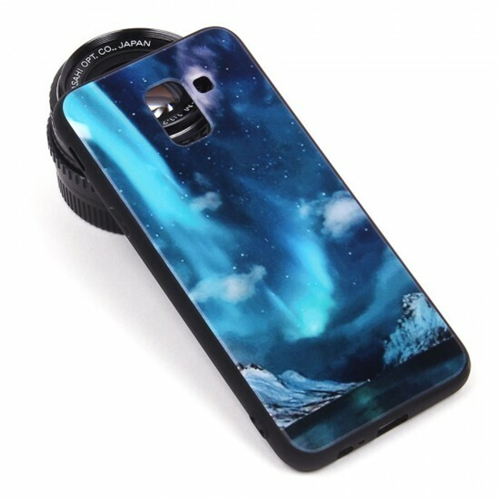 Глянцевый чехол для Samsung Galaxy J6 (2018), 010694