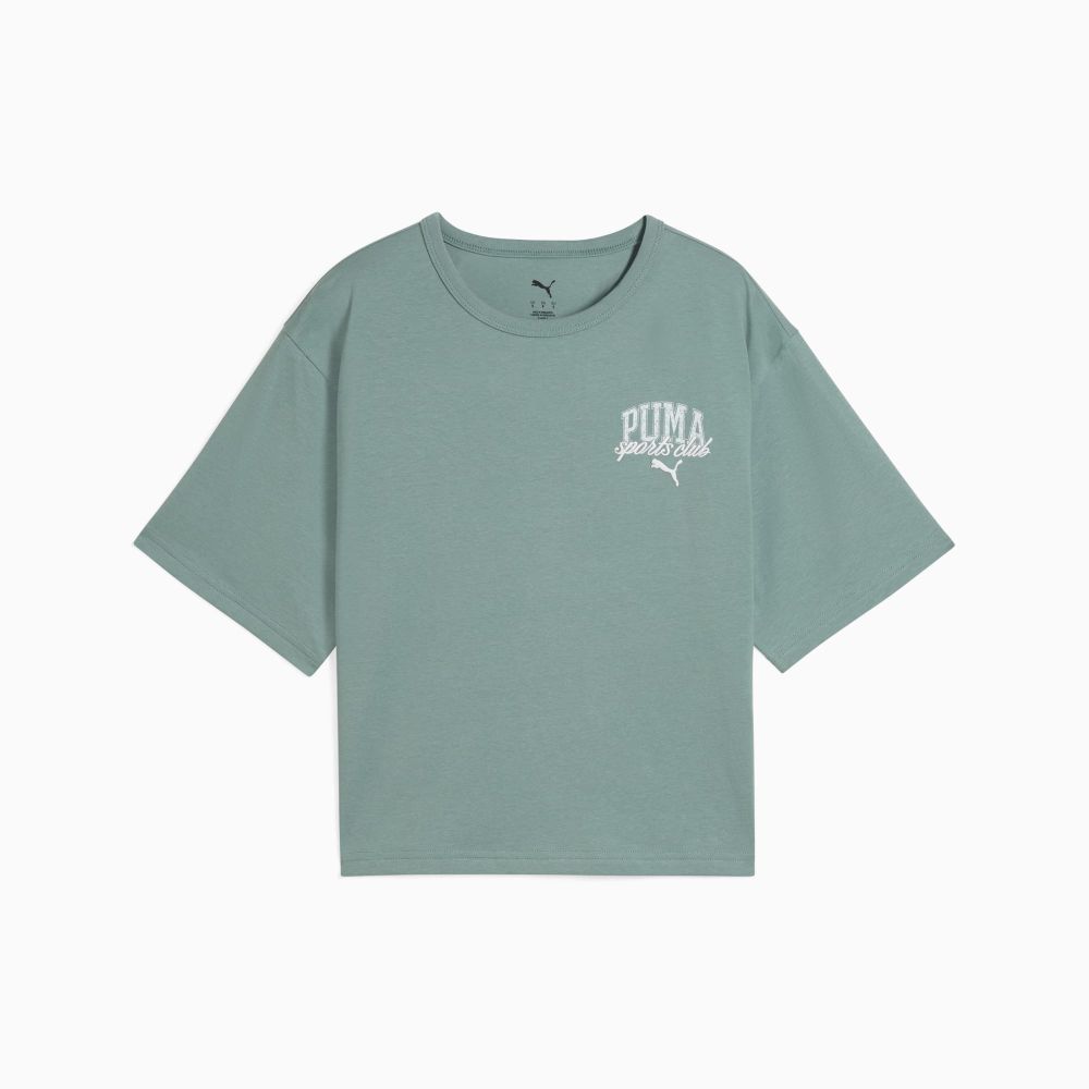 Футболка женская PUMA PUMA CLASS Relaxed Crop Tee