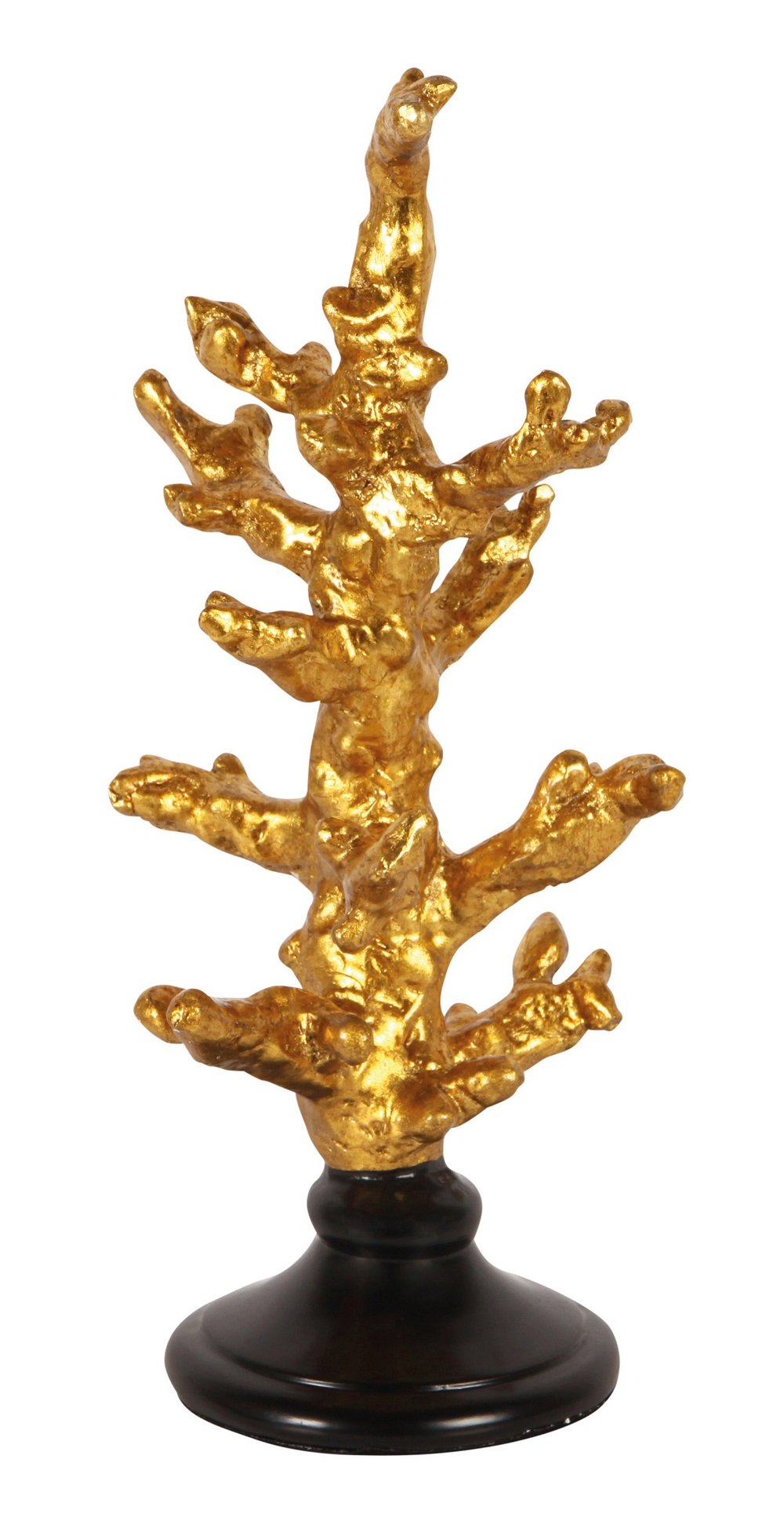 Скульптура CORAL BRANCH GOLDСкульптура коралл G&C Золотой / Черный