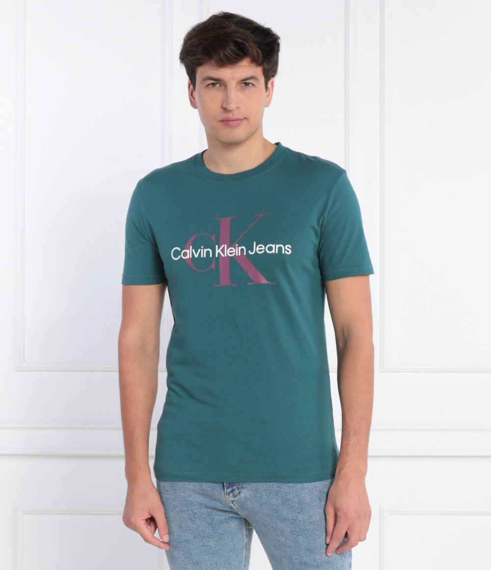 Футболка CALVIN KLEIN JEANS - морской(J30J320806)