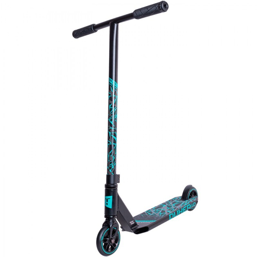 Самокат трюковой Tech Team DukeR 1.0 black/celadon черно-бирюзовый