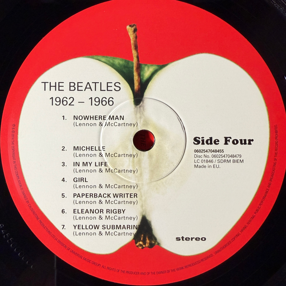The Beatles – 1962-1966 2LP (Европа 2014г.) Т