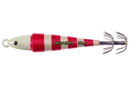 Кальмарница HIGASHI Squid Cloth sinker 80g #01 Blue Pink-Zebra Glow
