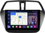 Магнитола для Suzuki SX4 2 2013-2021 (штатная КЗВ) - FarCar S500-TS10 монитор 9.5" QLED на Android 14, Быстрая, CarPlay, 4G SIM-слот