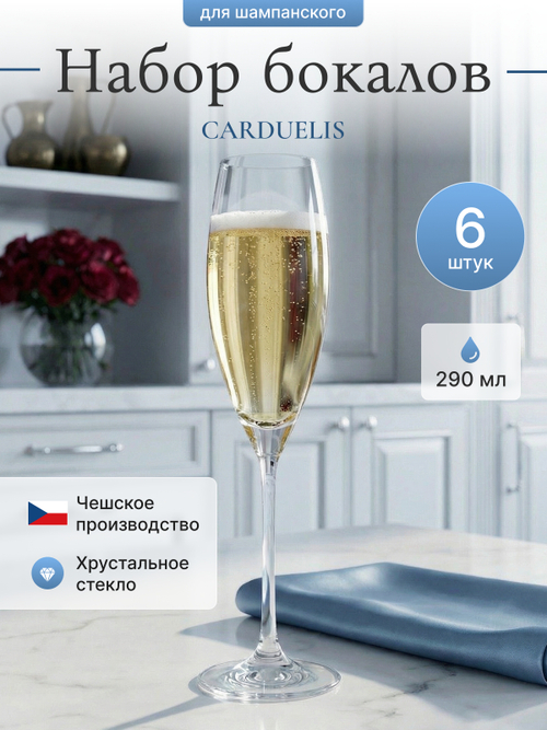 Набор фужеров "CARDUELIS" 290 мл 6 шт