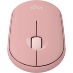 Мышь Logitech M350 Pebble Rose (беспроводная 2.4 GHz, Bluetooth) Бесшумная