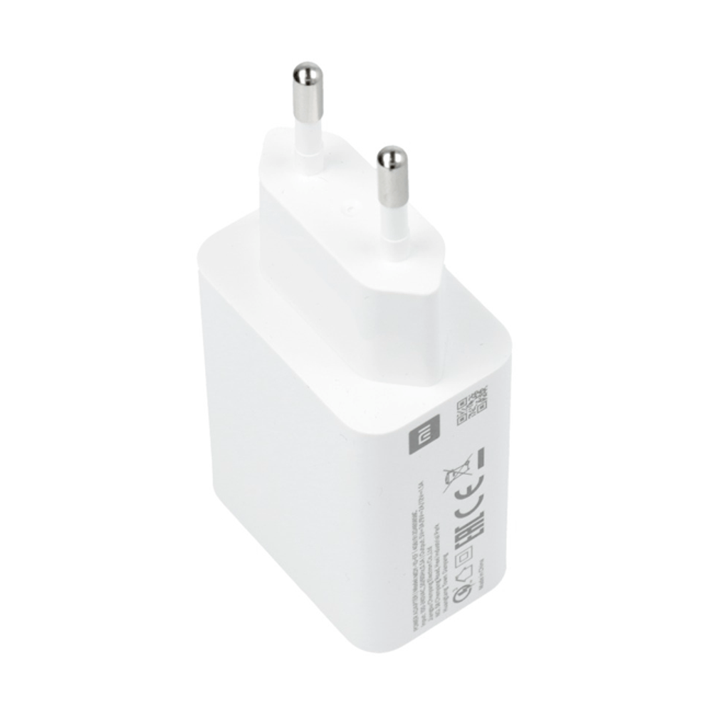Сетевое зарядное устройство Xiaomi MI 1USB 67W MDY-12E-EF тех.пак белое