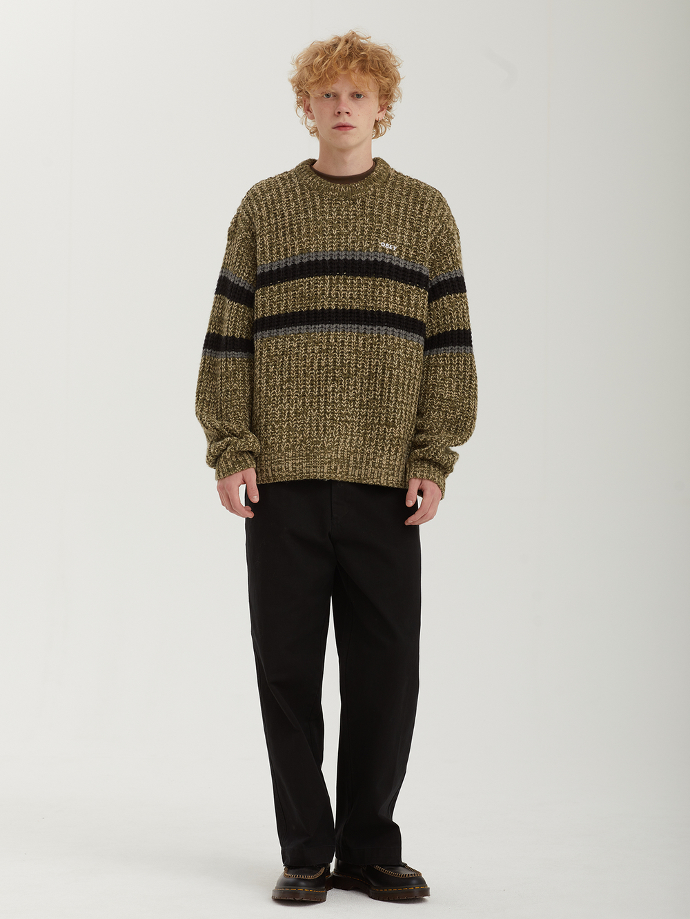 Мужской Свитер (Round-neck) Obey Alden