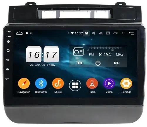 Магнитола для VW Touareg 2010-2018 (RCD550, поддержка подогревов) - Kuberg KD-9149-P5-32 на Android 10