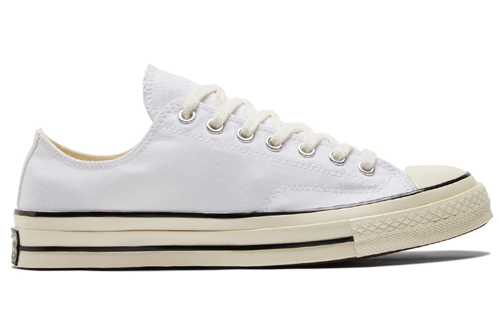 Chuck 70 Converse Low "White Black"