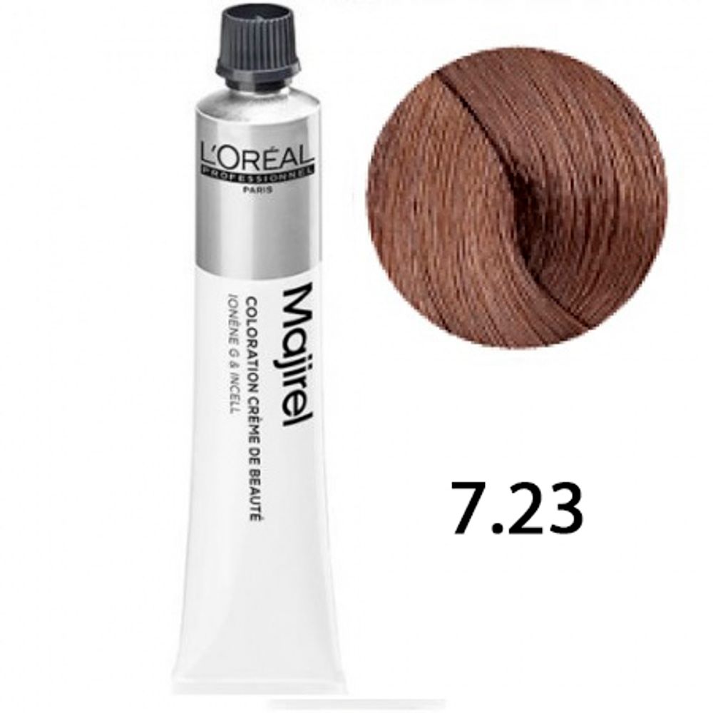 L'Oreal Professionnel Majirel 7.23 Блондин перламутрово-золотистый 50мл